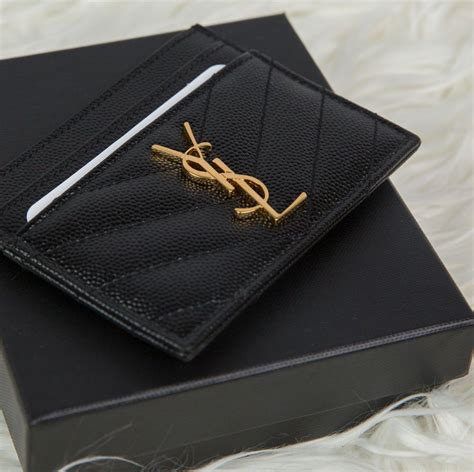 ysl white card holder|ysl card holder for men.